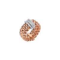 Anello Fope Donna Panorama in Oro Diamante 0.23 Ct 58704AX_PB_R_BBB_00M - 58704AX_PB_R_BBB_00M